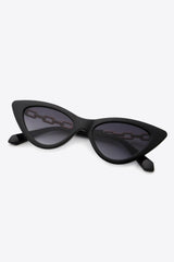 Chain Detail Cat-Eye Sunglasses - 808Lush