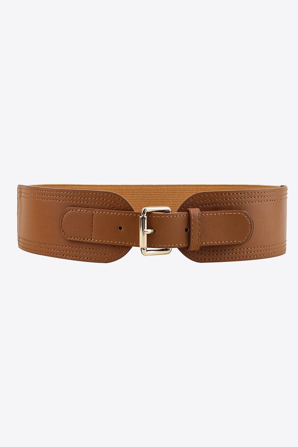 Elastic Wide PU Belt - 808Lush