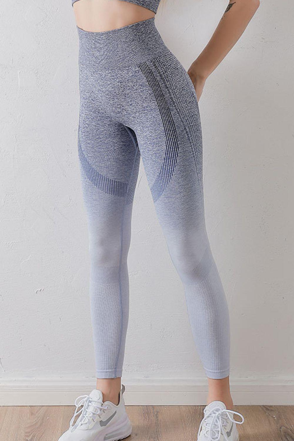 Gradient High Waist Sports Leggings - 808Lush