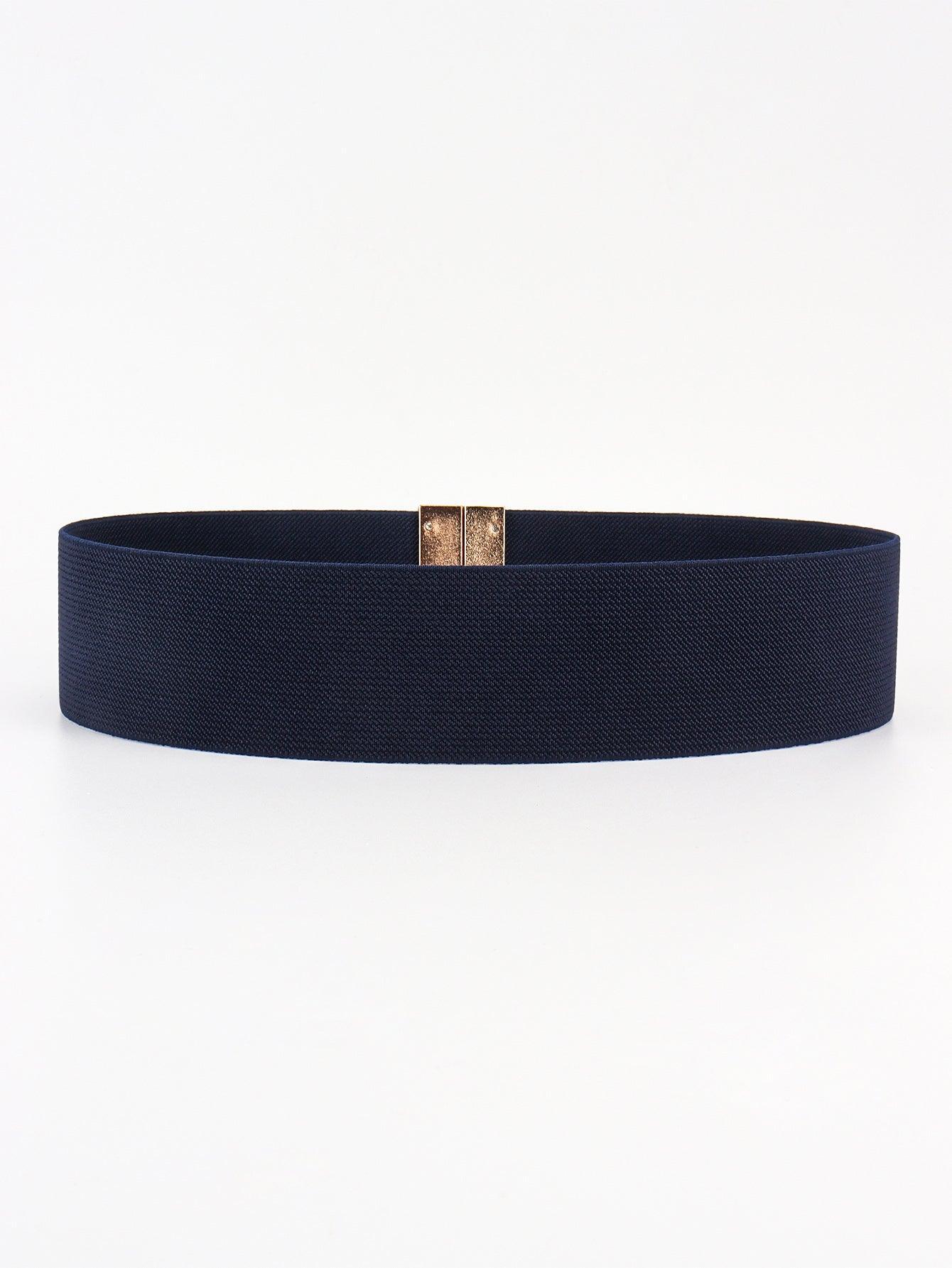 Alloy Buckle Elastic Belt - 808Lush