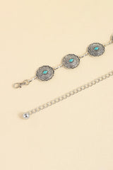 Vintage Turquoise Alloy Belt - 808Lush