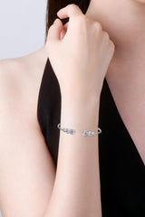 1.8 Carat Moissanite 925 Sterling Silver Bracelet - 808Lush