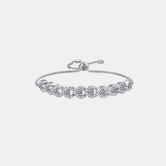 1 Carat Moissanite 925 Sterling Silver Bracelet - 808Lush