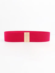 Alloy Buckle Elastic Belt - 808Lush