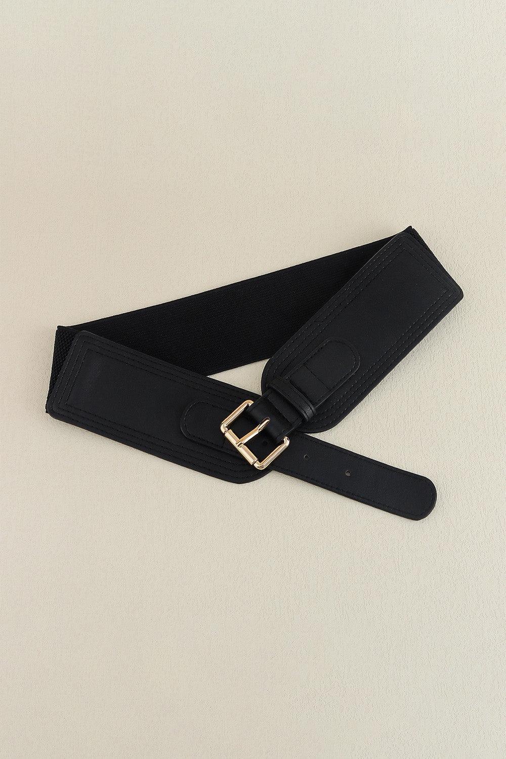 Elastic Wide PU Belt - 808Lush