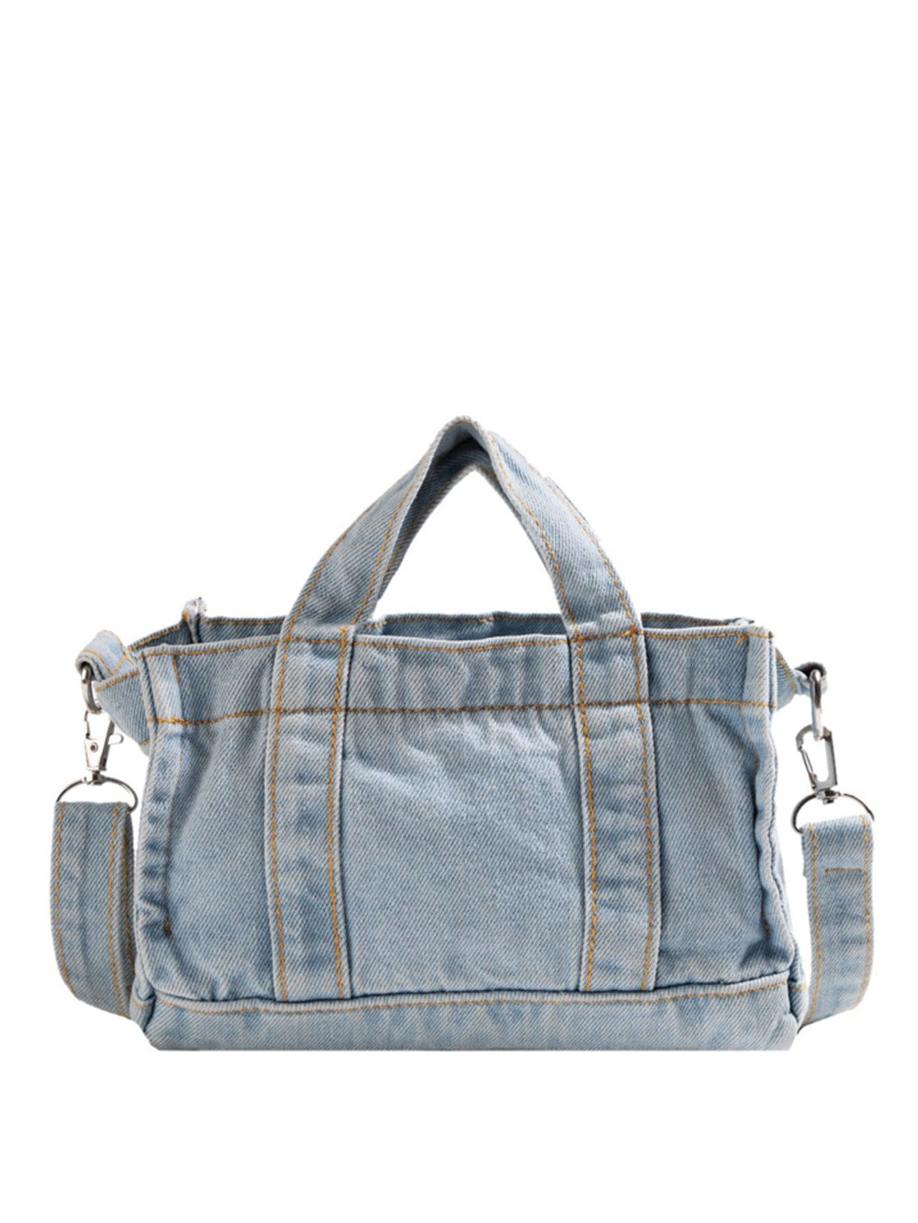 Adored Denim Shoulder Bag - 808Lush