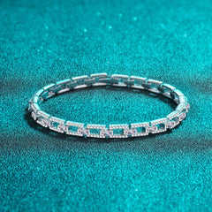 3.2 Carat Moissanite 925 Sterling Silver Bracelet - 808Lush