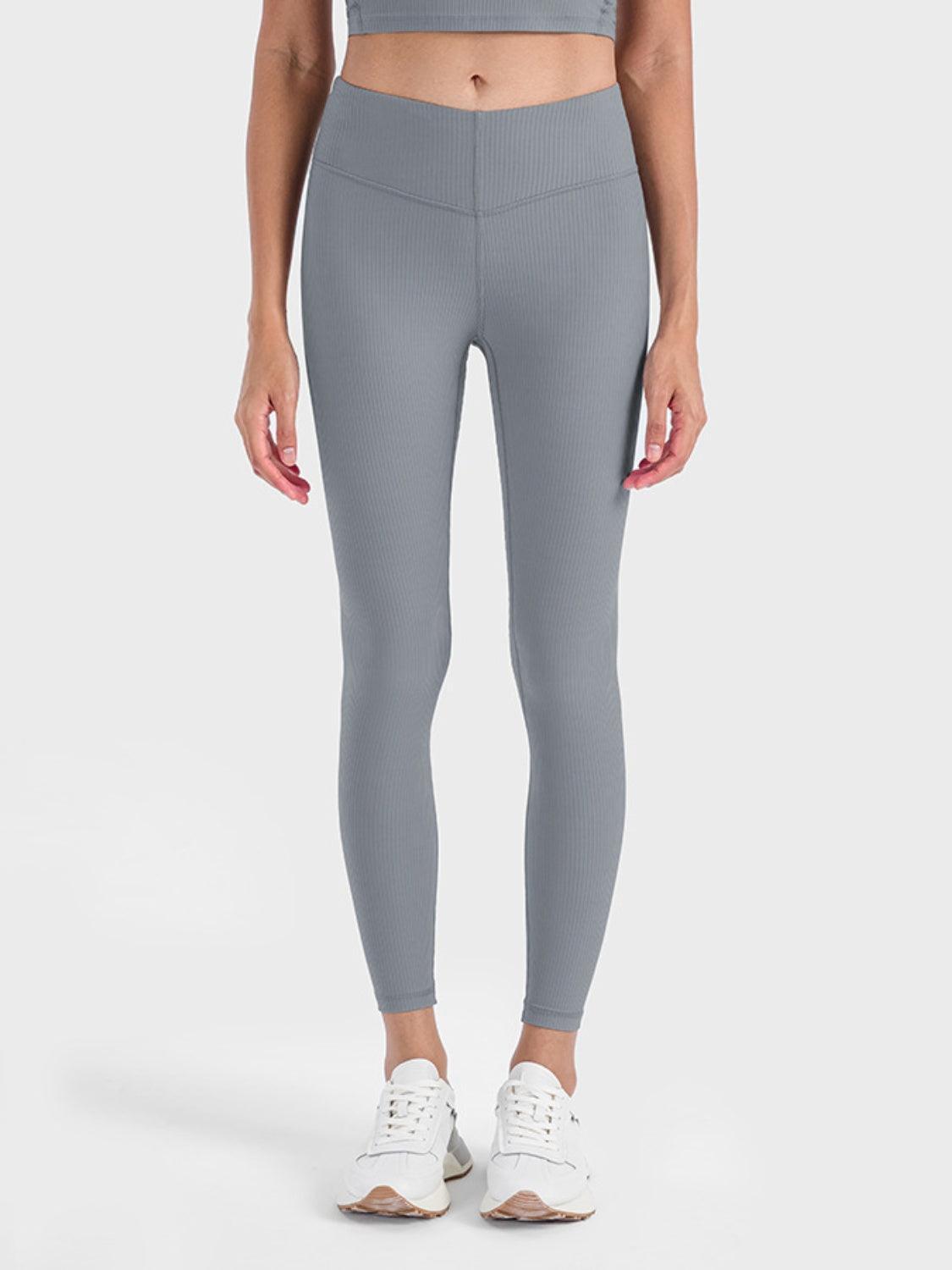 Wide Waistband Sports Leggings - 808Lush