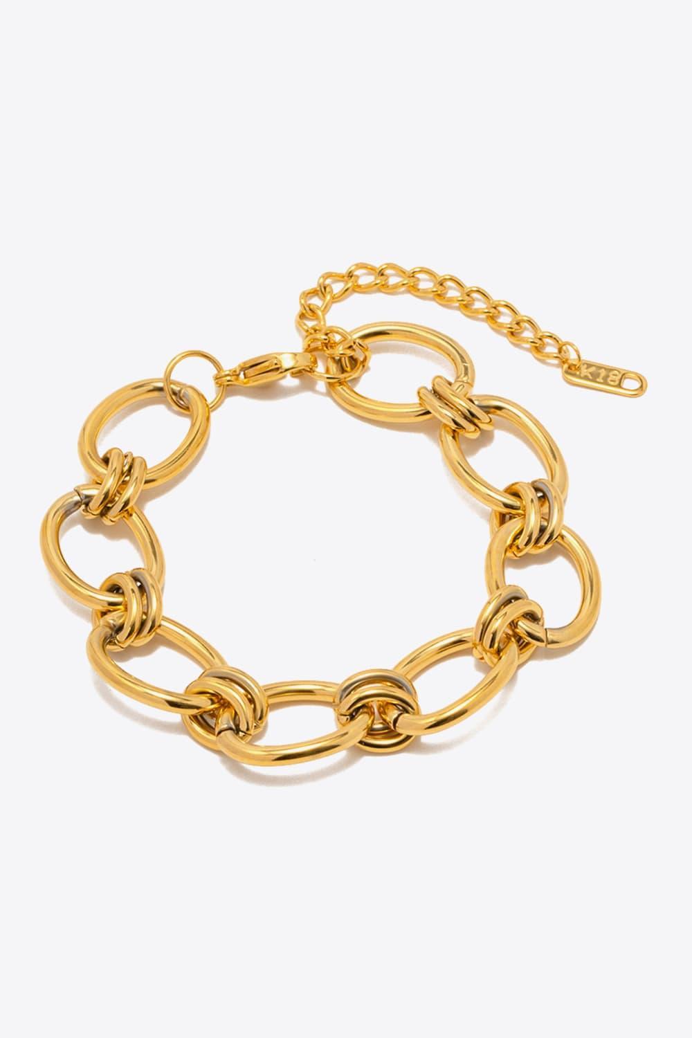 Chunky Chain Stainless Steel Bracelet - 808Lush