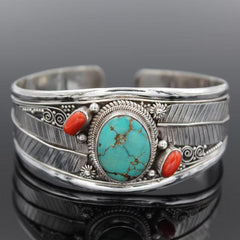 Turquoise Open Bracelet - 808Lush