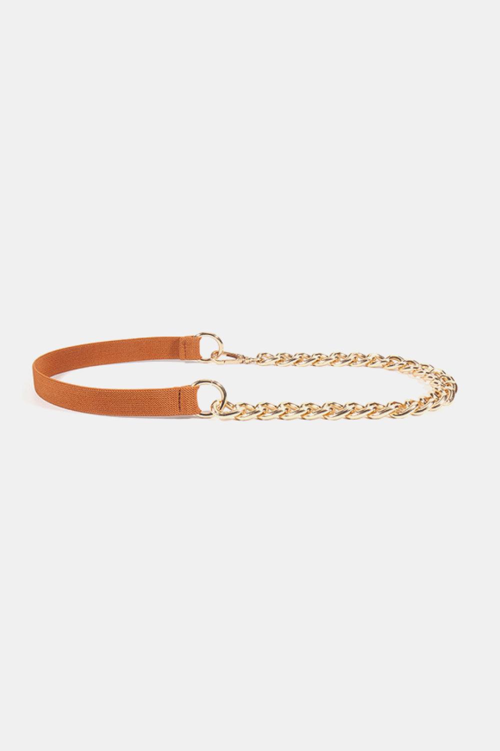 Half Alloy Chain Elastic Belt - 808Lush