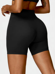 High Waist Active Shorts - 808Lush