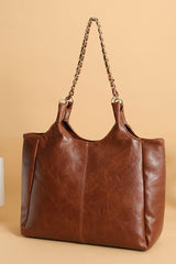 PU Leather Tote Bag - 808Lush