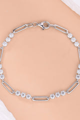 1.8 Carat Moissanite 925 Sterling Silver Bracelet - 808Lush