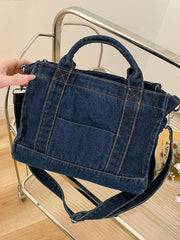 Adored Denim Shoulder Bag - 808Lush