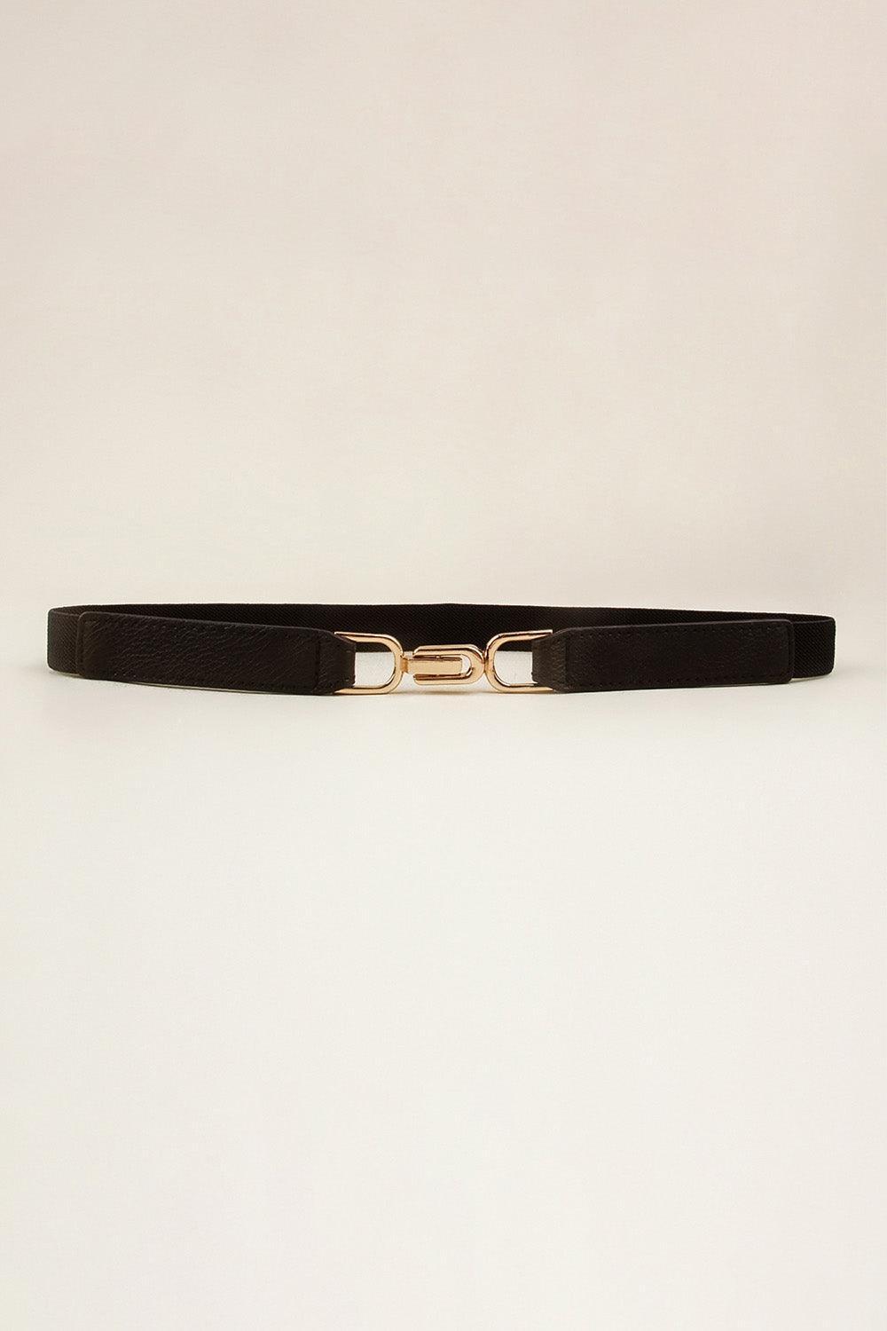 Alloy Buckle Elastic Belt - 808Lush