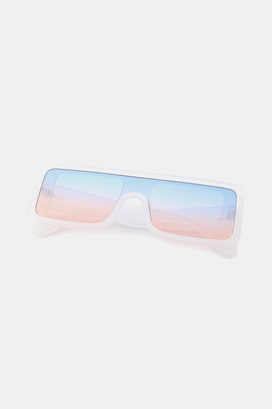 Polycarbonate Frame Rectangle Sunglasses - 808Lush