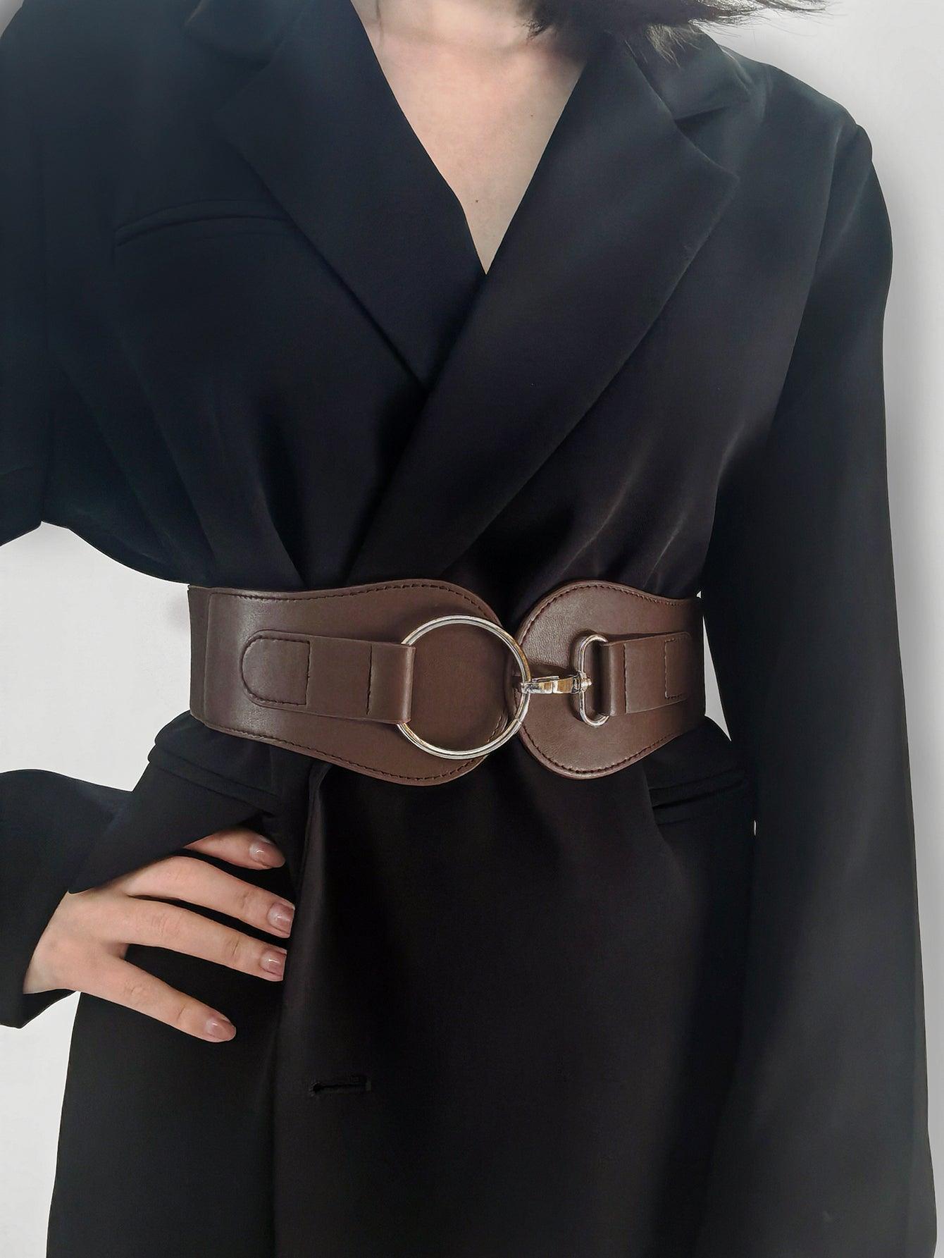 PU Elastic Wide Belt - 808Lush