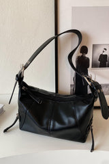 PU Leather Shoulder Bag - 808Lush