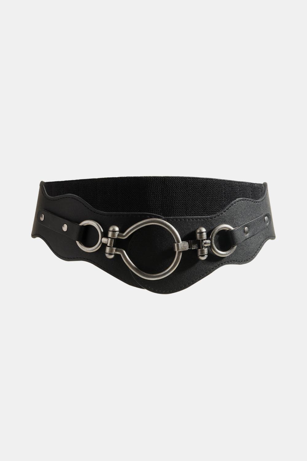 PU Leather Zinc Alloy Buckle Belt - 808Lush