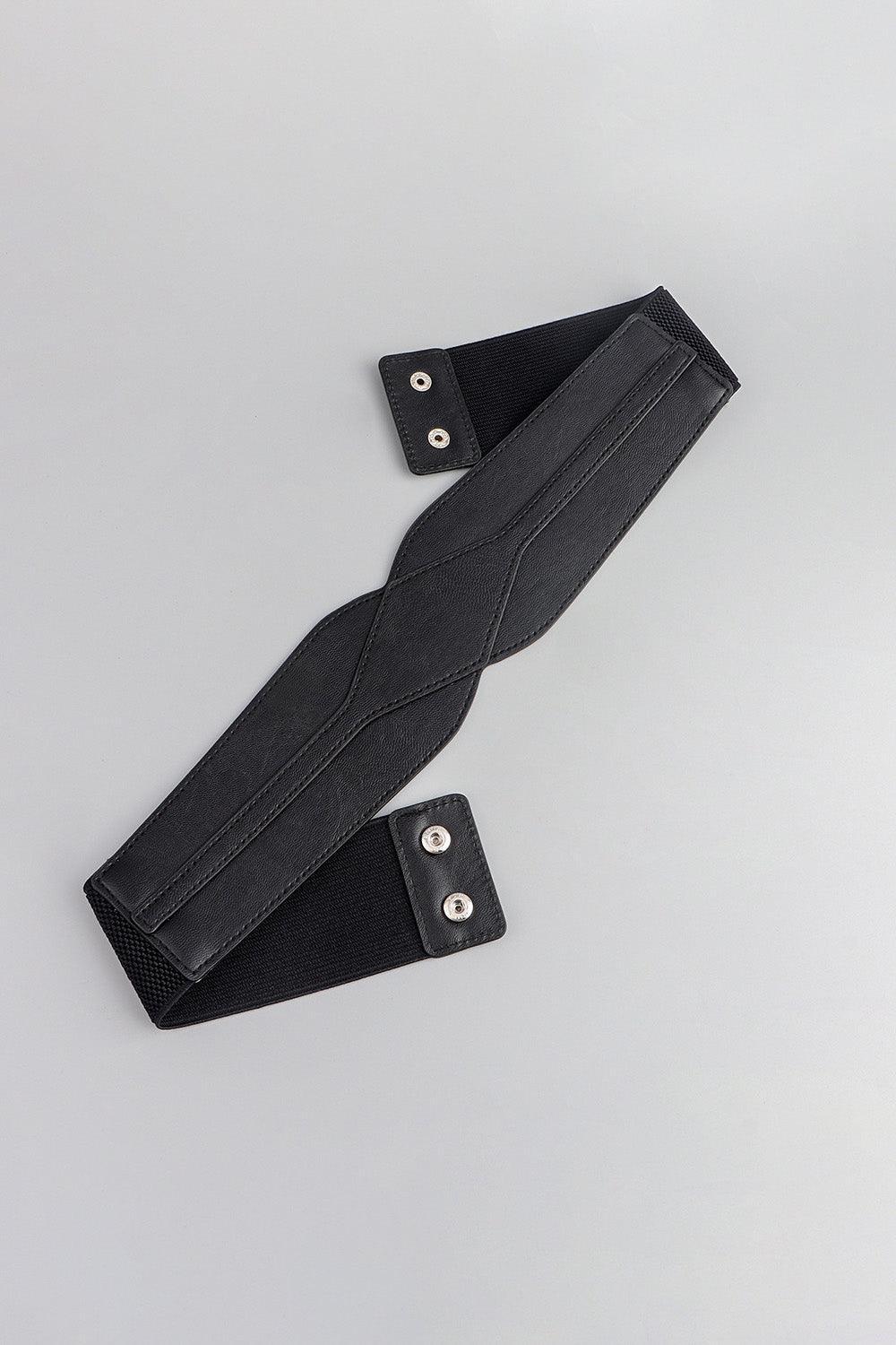 Elastic Wide PU Belt - 808Lush