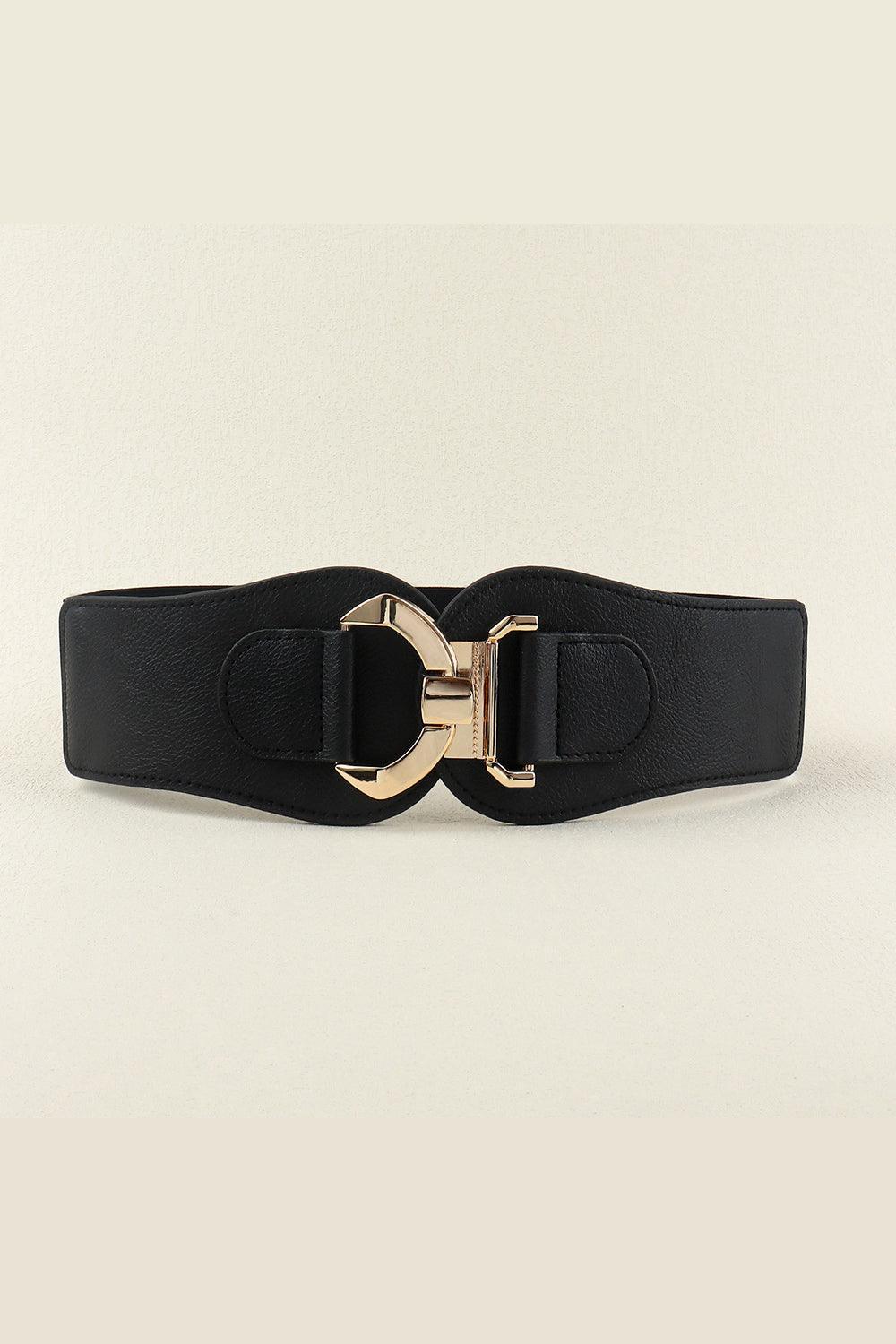 Alloy Buckle Elastic Belt - 808Lush