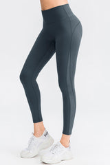 Wide Waistband Slim Fit Long Sports Pants - 808Lush