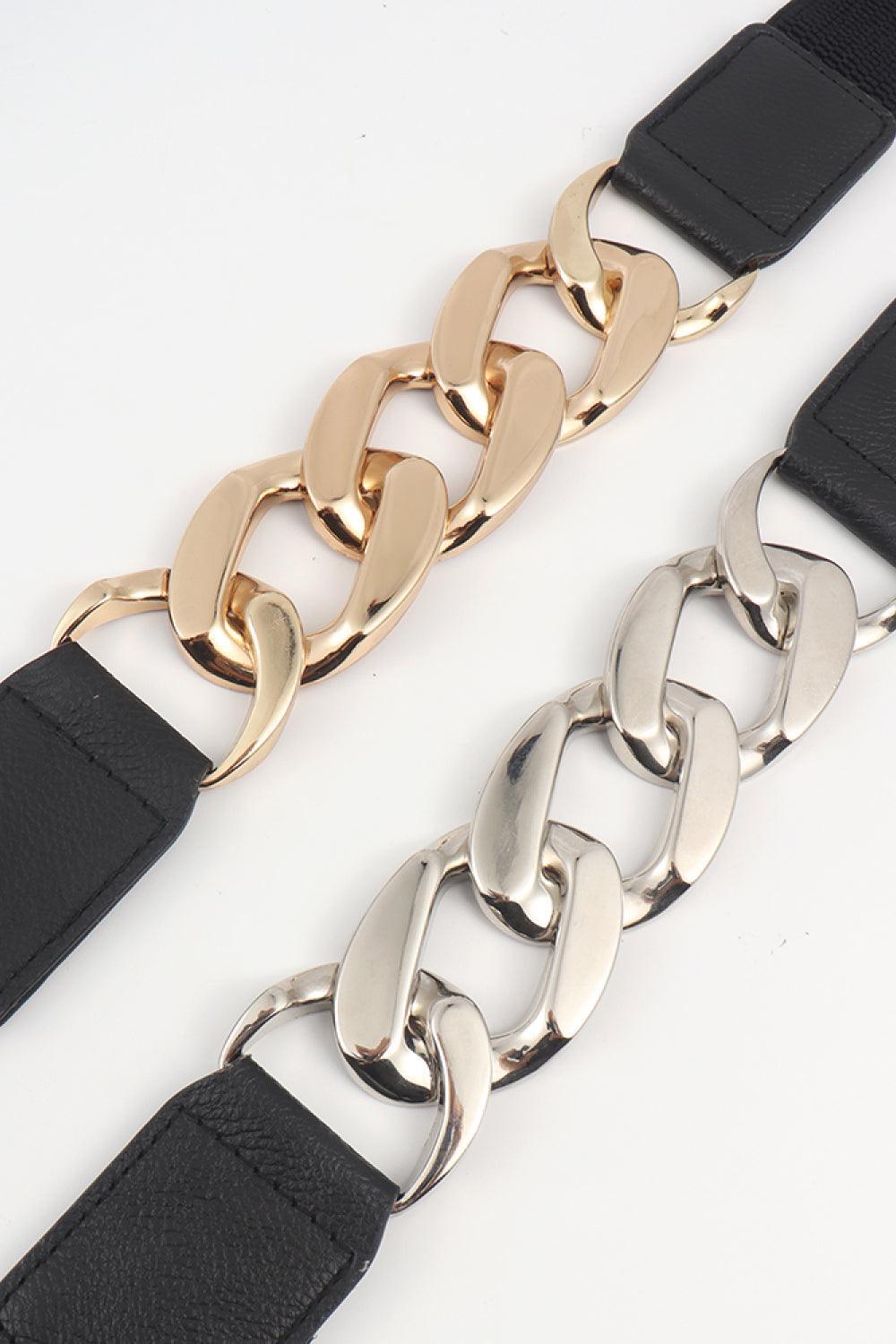 Chain Detail Elastic Belt - 808Lush