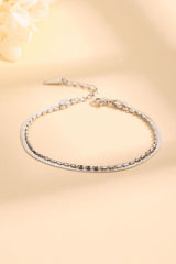 Double-Layered 925 Sterling Silver Bracelet - 808Lush