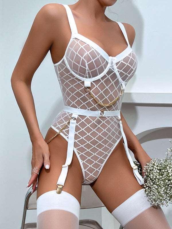 Lingerie Set sexy hollow backless - 808Lush