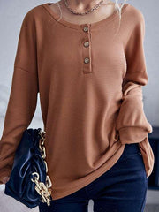 Casual Solid Color Long Sleeve Knit Sweater Thin Section - 808Lush