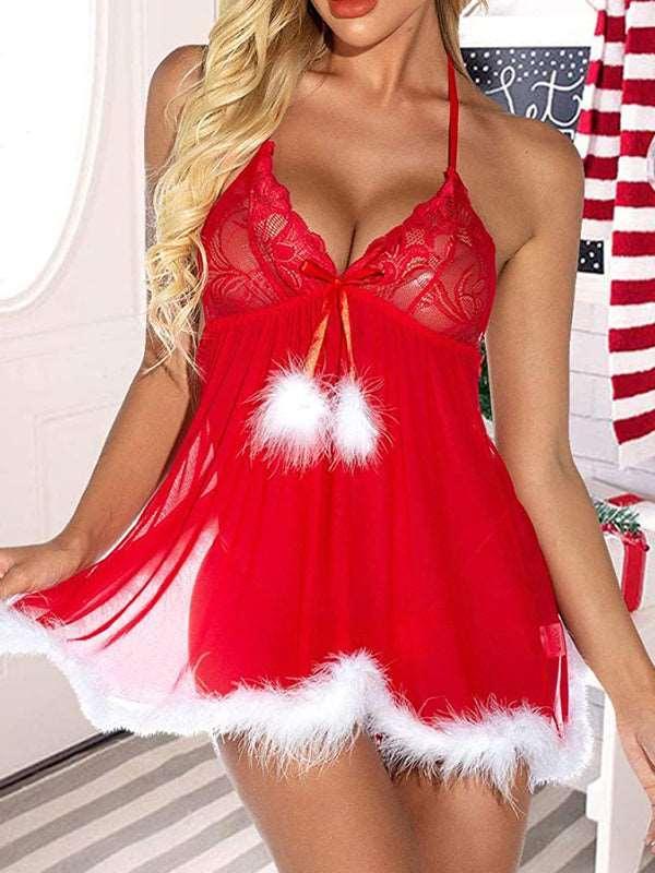 Christmas sexy lingerie uniform temptation - 808Lush