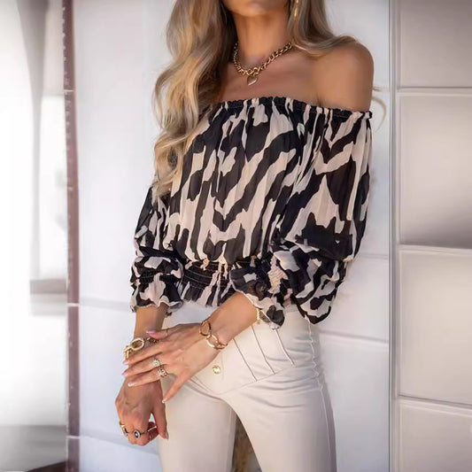 Summer Off Shoulder Loose Top