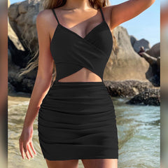 Women Cross Camisole Dress - 808Lush