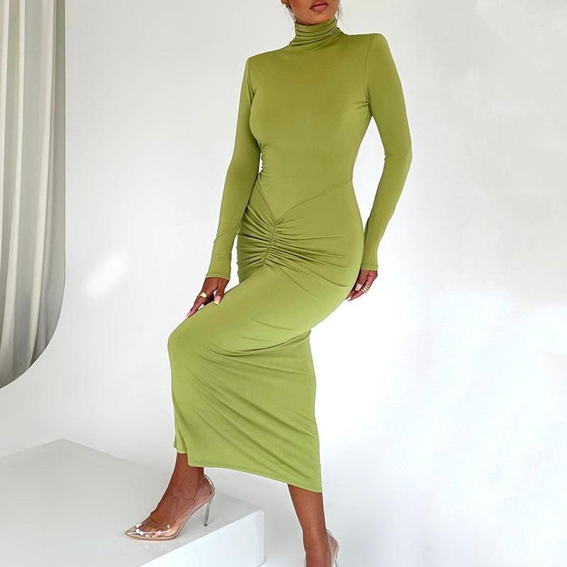 Long Sleeves Sexy Elegant Bodycon Midi Dress - 808Lush