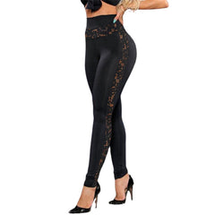 Lace Stitching Hip Lifting Sports Yoga Pants Leggings - 808Lush