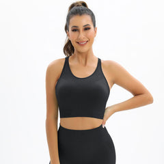 Breathable Yoga Vest Running Push Up Sports Bra