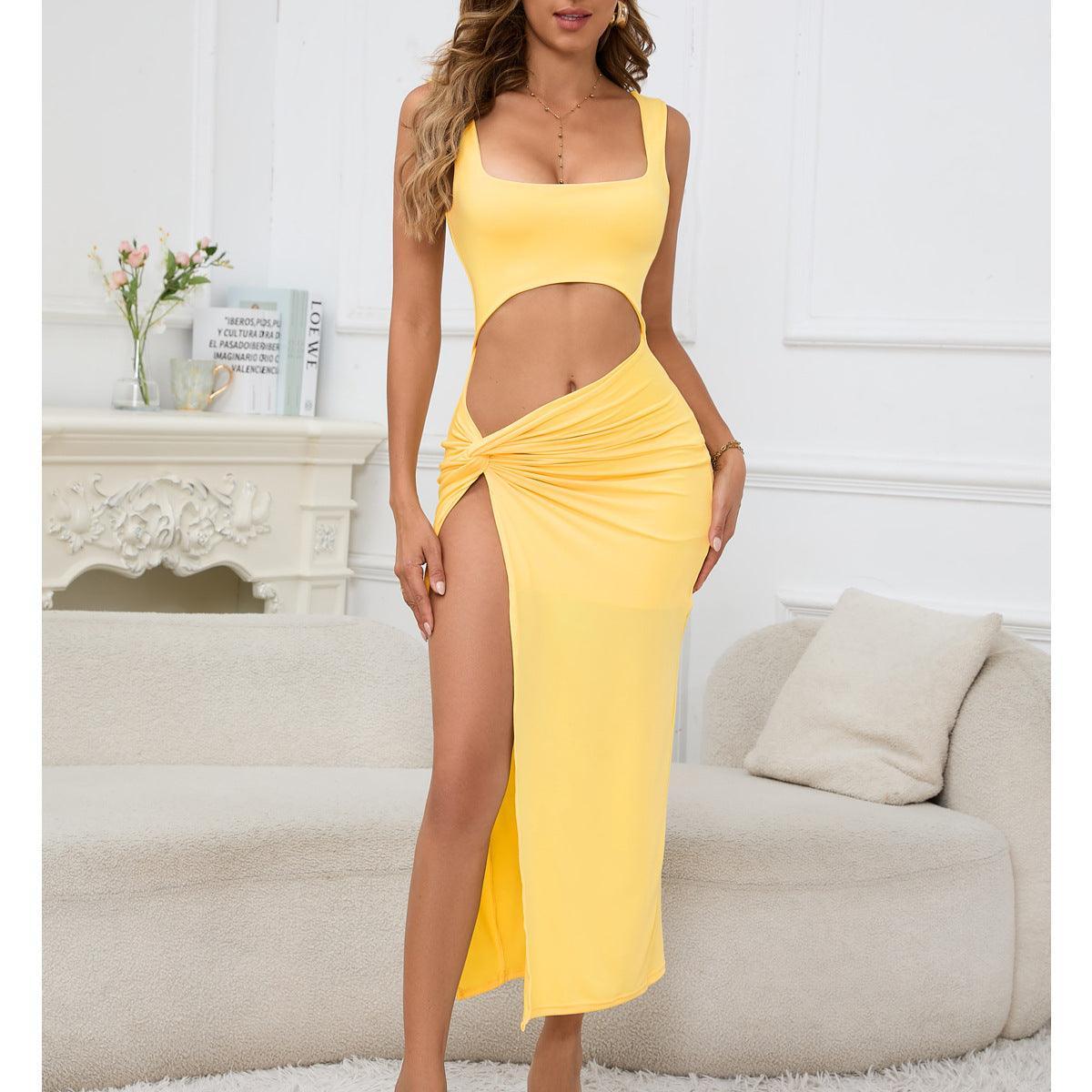 Hollow Out Cutout Out Cropped Sexy Dress - 808Lush