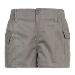 Low Waist Workwear Casual Shorts - 808Lush