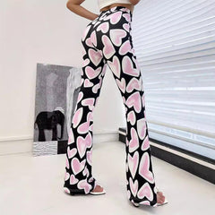 High Waist Hip Wrapped Casual Women Pants