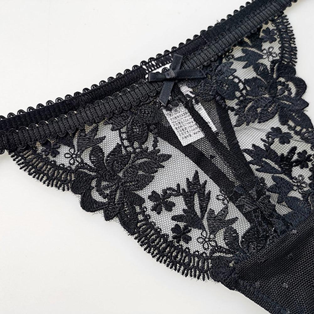 Sexy Thong Lace Underwear Women Black Panty - 808Lush