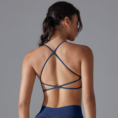 Yoga Bra Quick Drying Tight Sling Cross Back Sports Bra