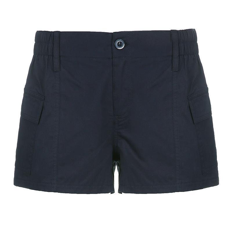 Low Waist Workwear Casual Shorts - 808Lush