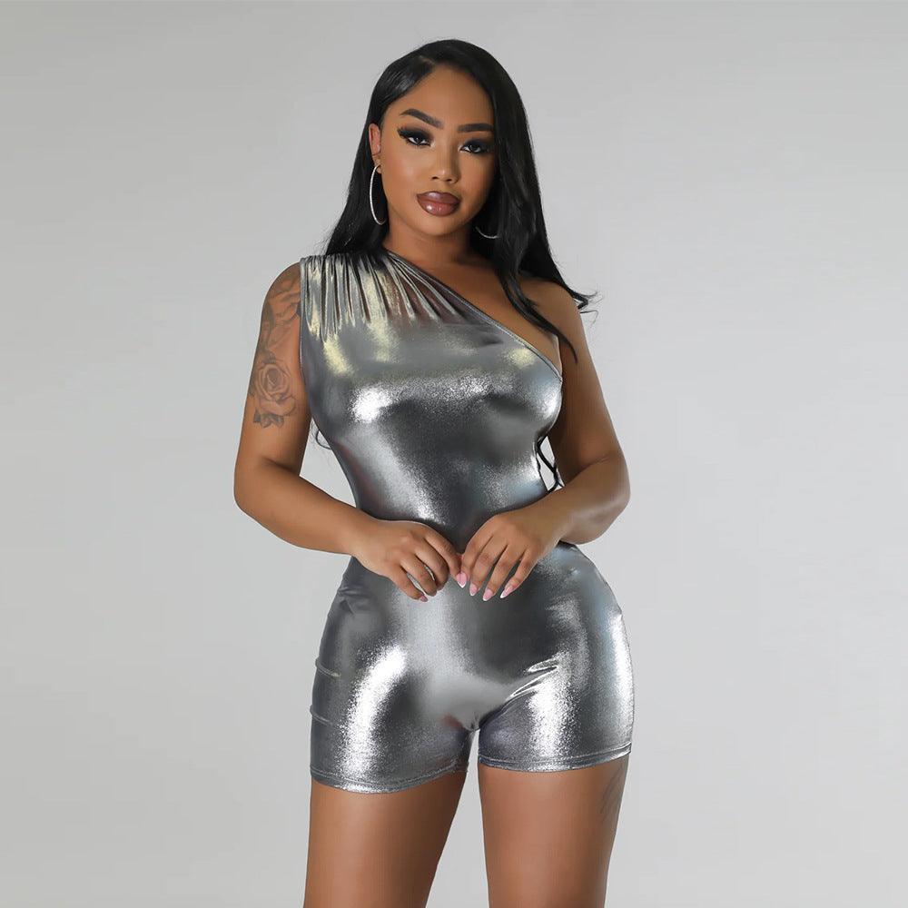 Metallic Romper - 808Lush