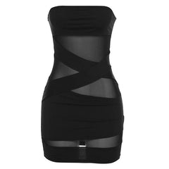 Sexy See through Clubbing Mini Dress - 808Lush