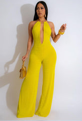 Sexy Casual Backless Jumpsuit