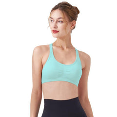 Workout Vest Sports Double Shoulder Strap Yoga Bra