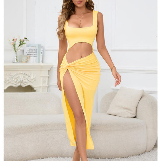 Hollow Out Cutout Out Cropped Sexy Dress - 808Lush