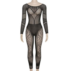 Sexy Party Mesh Jumpsuit - 808Lush