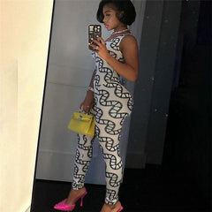 Sexy Printed Jumpsuit - 808Lush